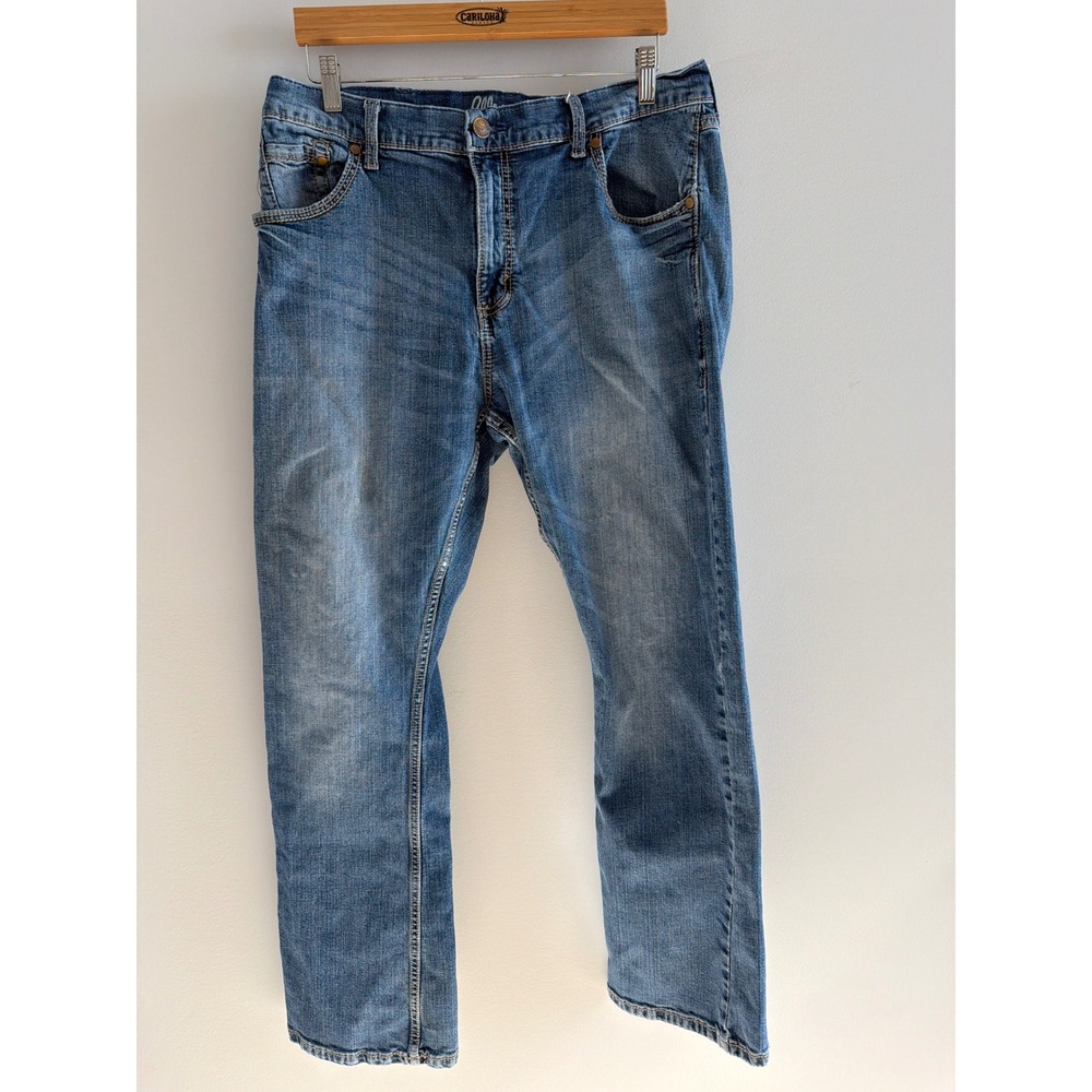 Wrangler Retro Slim Boot Jeans Men's 35x30 Medium Wash Western Den